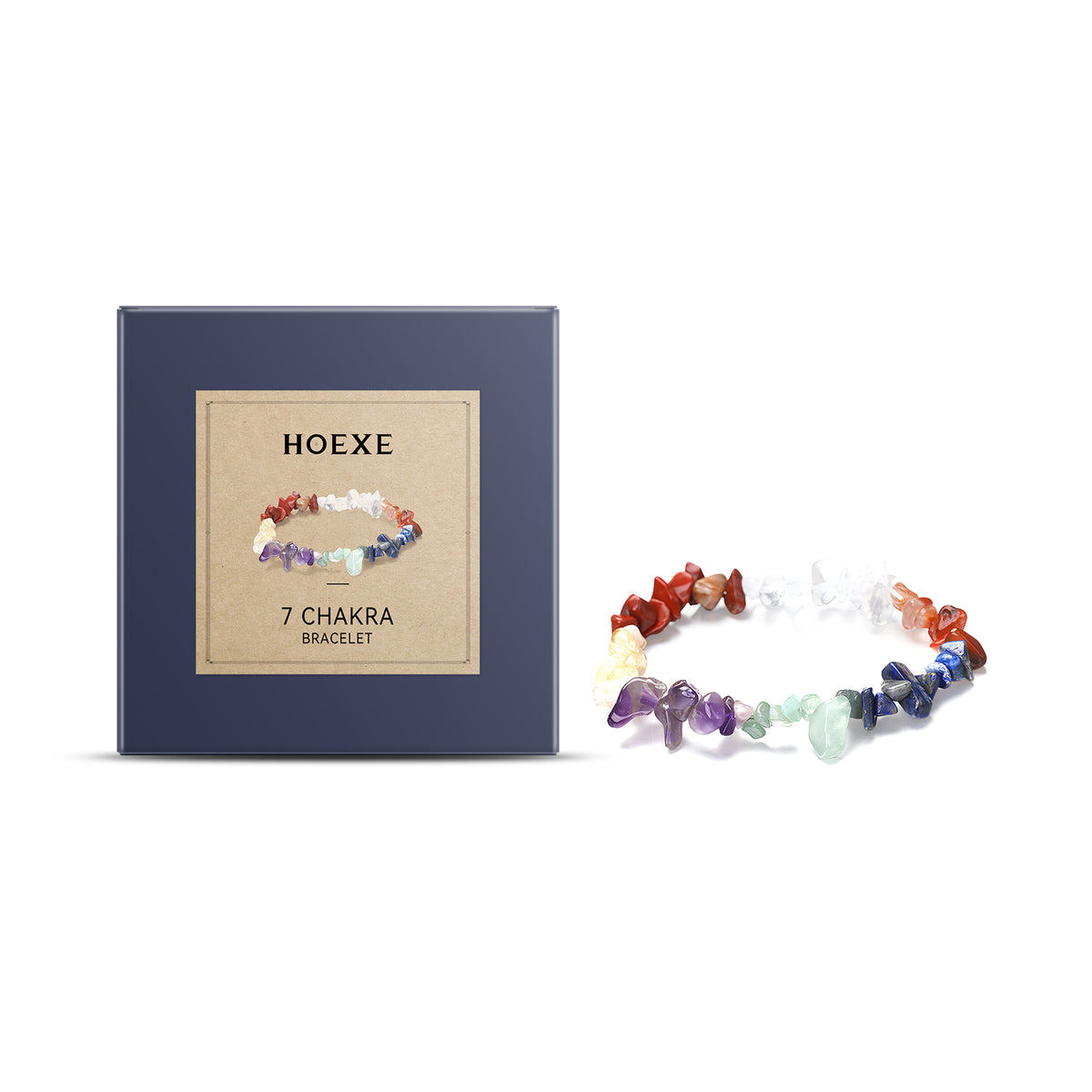 Seven-Color Bracelet Seven-Color Simple Jewelry Stone Bead Wheel Yoga Beaded Bracelet - V.I.P Digital Presence