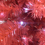 6FT hinge fir artificial fir curved top Christmas tree, bendable, 1250 lush branch hints, 300 LED Christmas lights - V.I.P Digital Presence