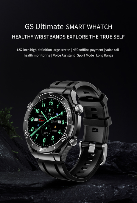 GS ultimate full touch screen smartwatch sports running Bluetooth call bracelet - V.I.P Digital Presence