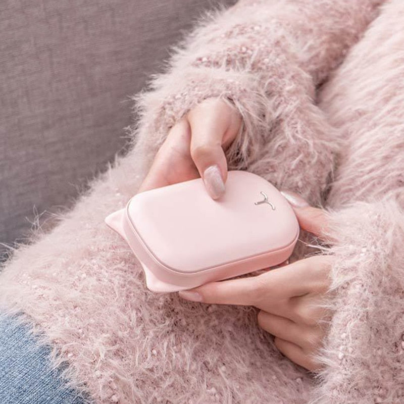 Cute USB Rechargeable Hand Warmer and 3600Ma Power Bank 5V Mini Portable Travel Handy Long-Life Pocket Hand Warmer - V.I.P Digital Presence