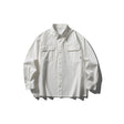 Pocket casual workwear shirt men's loose long sleeved shirt - V.I.P Digital Presence