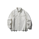 Pocket casual workwear shirt men's loose long sleeved shirt - V.I.P Digital Presence
