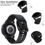 Suitable for Samsung Galaxy Watch Active2 Solid Color Silicone Strap 20/22mm Universal Strap - V.I.P Digital Presence