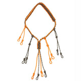 Hunting Decoy Rope Hunting Duck Call Lanyard Cord Hunter Game Whistle Lanyard Hunting Decoy Rope with 12 Adjustable Loops Rings - V.I.P Digital Presence