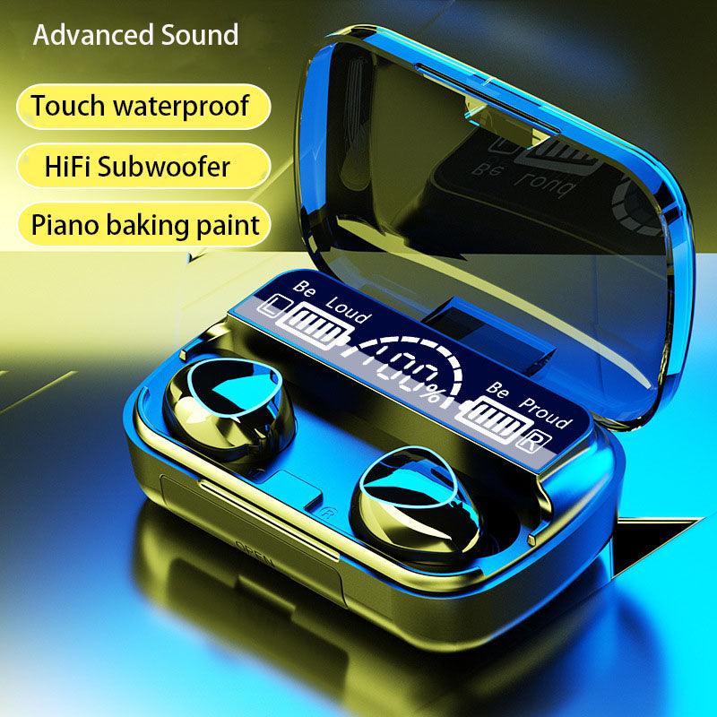 M10M30 Bluetooth Headset High-Capacity Wireless Private Model TWS New F9 Smiley Face Binaural 5.1 Noise Cancellation - V.I.P Digital Presence
