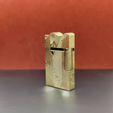 Gold Sleep Mermaid Pattern Vintage Lighter Cigarette Smoking Kerosene Lighters Classic Sound Metal Lighters Fire Men - V.I.P Digital Presence