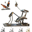 Skull 2-in-1 Bottle Stand: Holds Coke & Wine, Metal Skeleton Holder – Fun Bar Decor - V.I.P Digital Presence