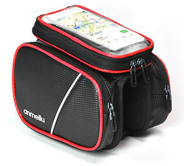 Bicycle Saddle Bag Bike Front Beam Bag Mobile Phone Touch Screen Bag Riding Equipment - V.I.P Digital Presence