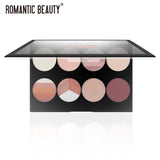 Romantic Beauty 8-Compartment Multi-Color Eyeshadow Pearl Matte Easy To Apply Finishing Eyeshadow Palette - V.I.P Digital Presence