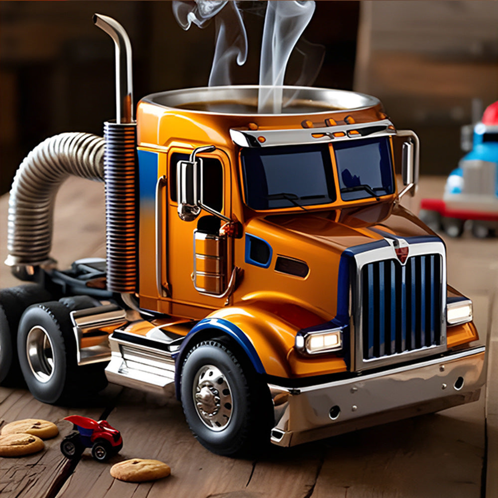 Semi Truck Coffee Mugs Handmade Home Semi Truck Coffee Cup Mugs - V.I.P Digital Presence