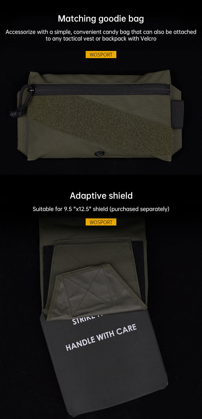 QASM Chest Buckle Waist Seal Storage Bag Little Dinosaur AC-1 Lightweight Tank Set - V.I.P Digital Presence