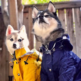 Windproof and rainproof British retro thick dog raincoat dog pet submachine jacket - V.I.P Digital Presence