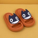 Big-Eyed Black Cat Cartoon Sandals One-Piece Soft Bottom Soft Face Parent-Child Amazon Baby Children's Slippers - V.I.P Digital Presence