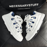National trendy white shoes for men niche trendy thick soled sports sneakers for women - V.I.P Digital Presence