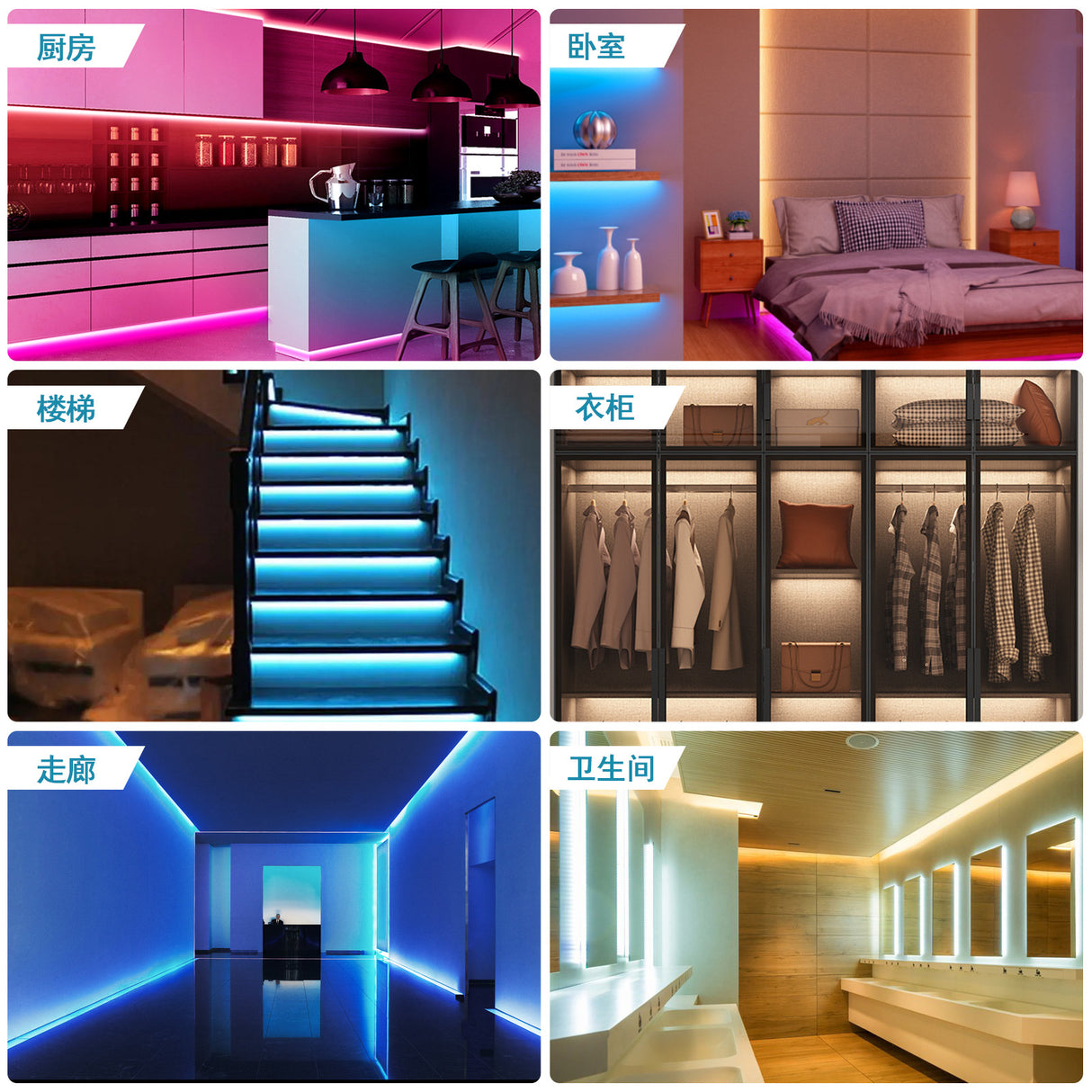 Colorful Bluetooth App Human Body Sensing Bedside Lamp with USB 5V 5050 Bedroom Induction - V.I.P Digital Presence