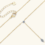 Moissanite 925 Sterling Silver Necklace - V.I.P Digital Presence
