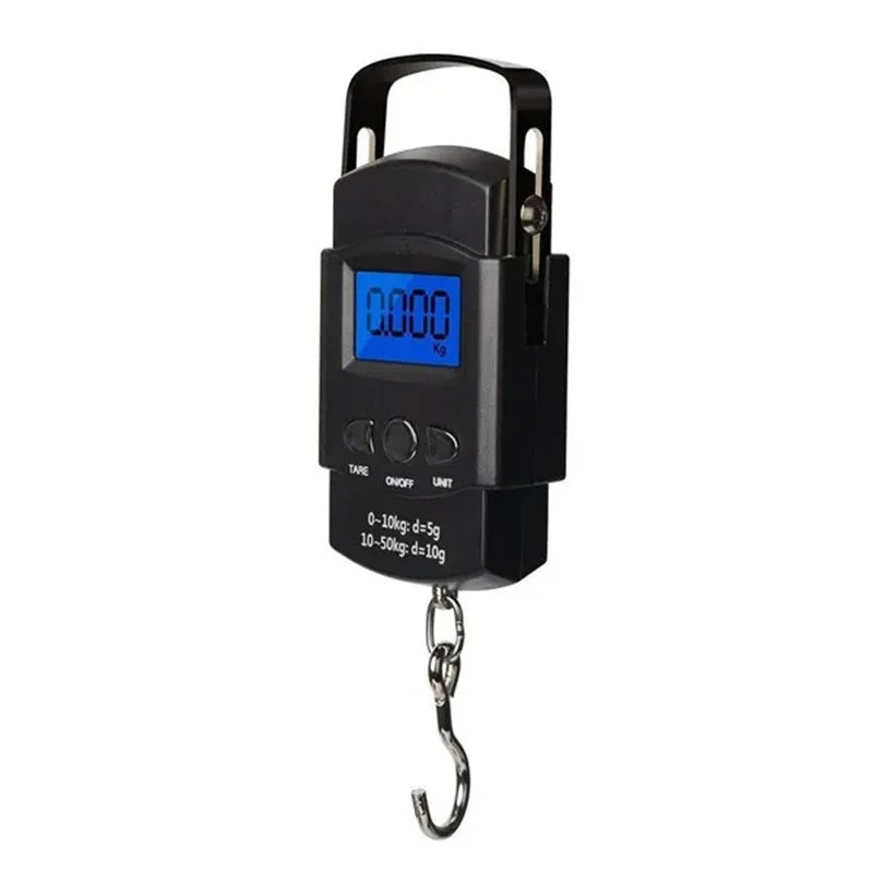 50kg/10g Oauee Mini Scale Electronic For Fishing Luggage Travel Weighting Steelyard Portable Digital Kitchen Scales - V.I.P Digital Presence