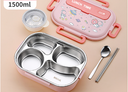 Cartoon cute sealed 316 stainless steel compartment insulation lunch box lunch box - V.I.P Digital Presence