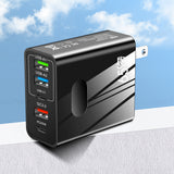 3.1A standard 65W fast charging mobile phone charger type-c PD+3USB multi port travel charging head - V.I.P Digital Presence