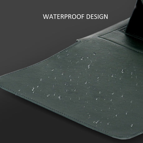 Laptop Bag PU Leather Sleeve Bag Waterproof Case For Macbook Air Pro 13 15 Portable Laptop Notebook Bag With Support Frame - V.I.P Digital Presence
