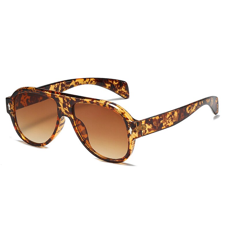 Retro Punk Men Pilot Sunglasses Fashion Rivets Decoration Gradient Eyewear Shades UV400 Women Trending Purple Sun Glasses - V.I.P Digital Presence