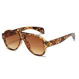 Retro Punk Men Pilot Sunglasses Fashion Rivets Decoration Gradient Eyewear Shades UV400 Women Trending Purple Sun Glasses - V.I.P Digital Presence