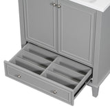 30 inch bathroom vanity no sink  base only gray - V.I.P Digital Presence