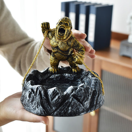 Creative King Kong domineering gorilla ashtray study decoration gift - V.I.P Digital Presence