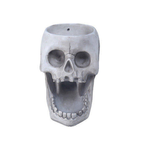 The resin three-dimensional skull feeder base can hang an automatic animal feeder - V.I.P Digital Presence