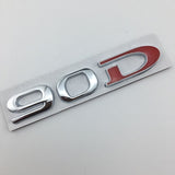 Suitable for Tesla MODEL3 S X Y 75D 85D 90D 100D displacement tail label metal car sticker - V.I.P Digital Presence