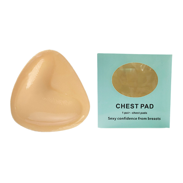 Triangle V-shaped thickened sponge chest patch small chest display large female double-sided self-adhesive chest pad - V.I.P Digital Presence
