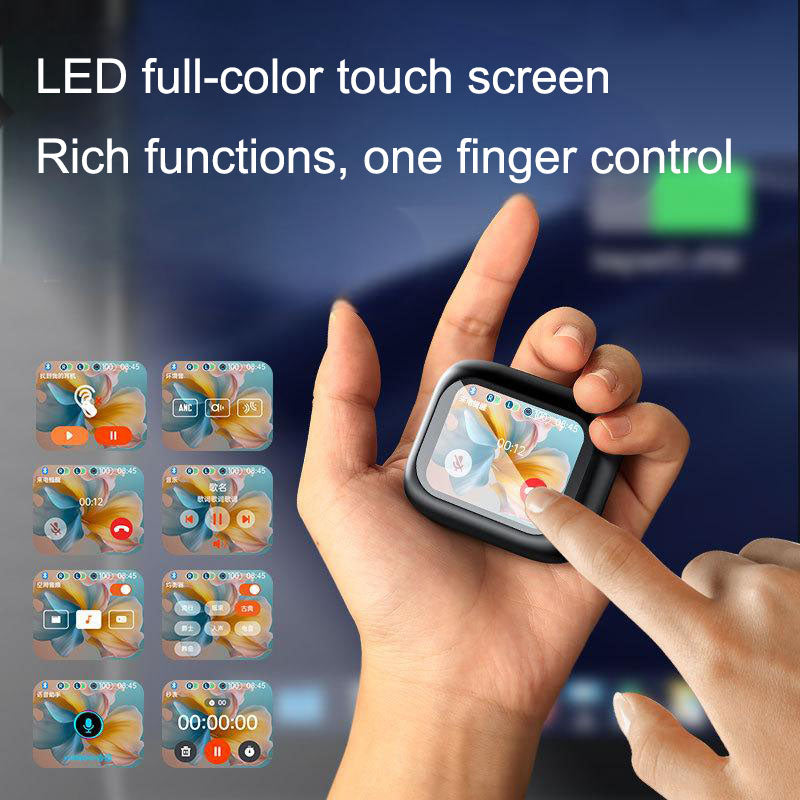 Full color touch screen ANC+ENC dual noise reduction Bluetooth earphones in ear multifunctional new wireless earphones - V.I.P Digital Presence