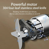 340ML portable Juicer Wireless with straw Electric Blender for juice milkshake ce cube food supplement Smoothie Mixer - V.I.P Digital Presence