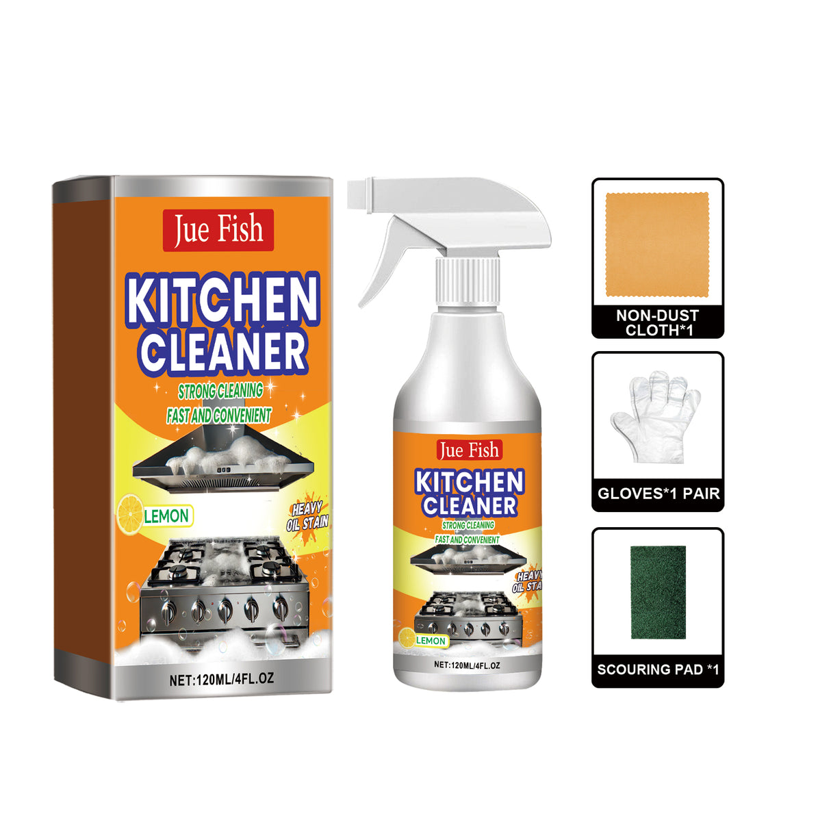 Kitchen Grease Cleaner, Multi-Effect Cleaning Kitchen Hood Stove Heavy Oil And Stubborn Dirt - V.I.P Digital Presence