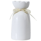 European-style creative ribbon ceramic vase dining room table dry flower arrangement table top decoration at home - V.I.P Digital Presence