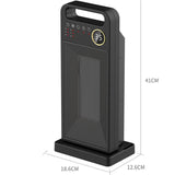 PTC Remote Control Electric Heater Touch Screen Vertical 120 Degree Shaking Head Heater - V.I.P Digital Presence