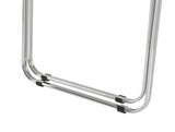 Transparent chair, stackable folding chair, PC plastic living room chair, chrome frame foldable acrylic chair, O-Clear - V.I.P Digital Presence