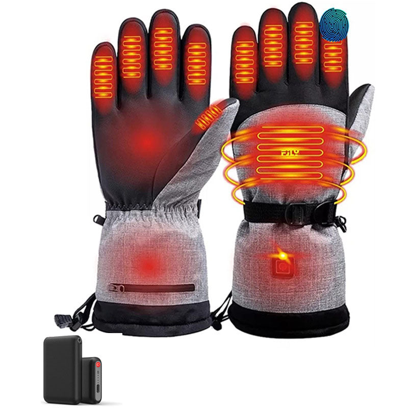 Intelligent temperature control heating gloves USB charging heating outdoor skiing cycling electric heating gloves - V.I.P Digital Presence