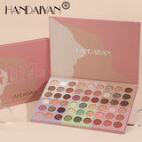 HANDAIYAN Popular 54 Color Eyeshadow Palette Earth Color Pearlescent Matte Glitter Powder Eye Shadow - V.I.P Digital Presence