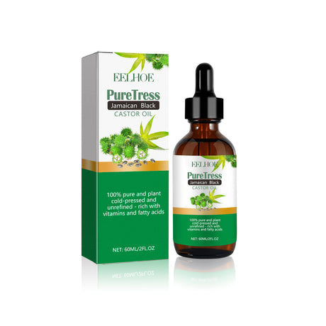 Jamaican Black Castor Oil, Moisturize Scalp And Prevent Dry Hair Thick And Solid Hair Beautiful And Shiny Easy To Absorb Essential Oils - V.I.P Digital Presence
