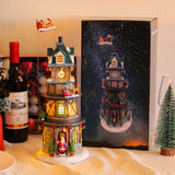 Christmas gift, Christmas luminous rotating music box, children's birthday night light - V.I.P Digital Presence