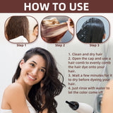 Polygonum Hair Dye Comb, Deep Clean Dry Smooth Black Glossy Hair Comb - V.I.P Digital Presence