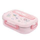 Cartoon cute sealed 316 stainless steel compartment insulation lunch box lunch box - V.I.P Digital Presence