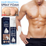 Espuma depilatoria en spray para hombres, piernas, axilas, pecho, limpieza suave, depilación rápida en spray