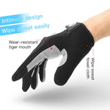 Men and women outdoor cycling windproof and cold proof motorcycle electric bike full finger touch screen anti slip gloves - V.I.P Digital Presence