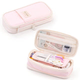 Macaron color block can transform into a large capacity upgraded pencil case stationery - V.I.P Digital Presence