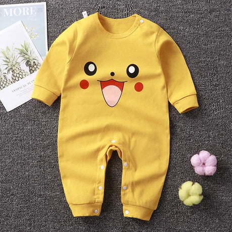 2024 Spring Autumn 0-2 Years Old Baby Romper Baby Jumpsuit Boys Girls Long-sleeved Trousers Newborn Romper Climbing Clothes - V.I.P Digital Presence