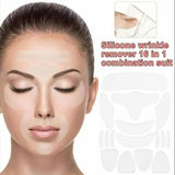 18Pcs Reusable Silicone Face Patch Set Anti Wrinkle Patches For Face Neck Forehead Eye Cheek Chest Pads Beauty Tools - V.I.P Digital Presence
