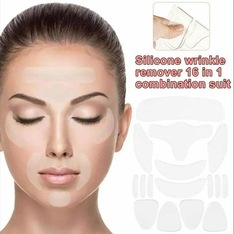 18Pcs Reusable Silicone Face Patch Set Anti Wrinkle Patches For Face Neck Forehead Eye Cheek Chest Pads Beauty Tools - V.I.P Digital Presence