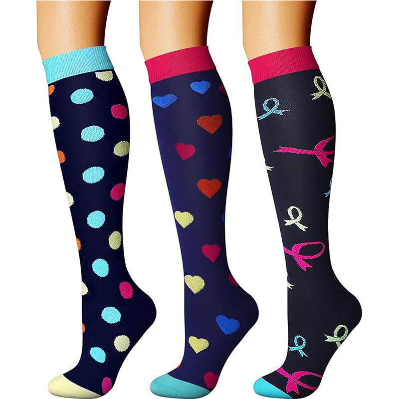 Sports pressure socks long tube socks calf socks compression socks skipping rope elastic cycling socks - V.I.P Digital Presence